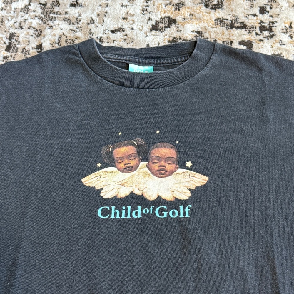 GOLF WANG Child of Golf Cherub Graphic T-Shirt Black‎ Medium Tyler the Creator